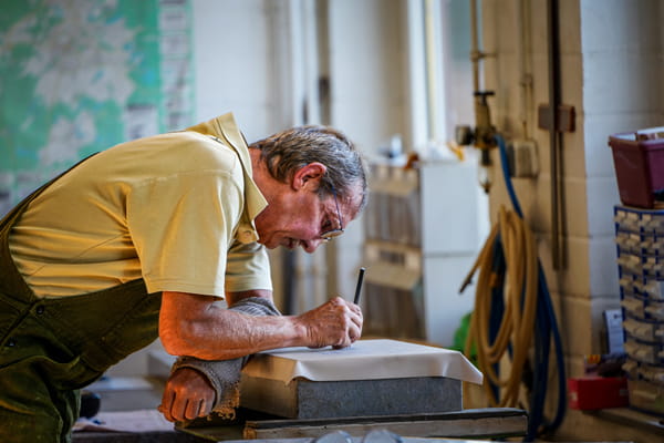 Vorbereitung Sandstrahlverfahren