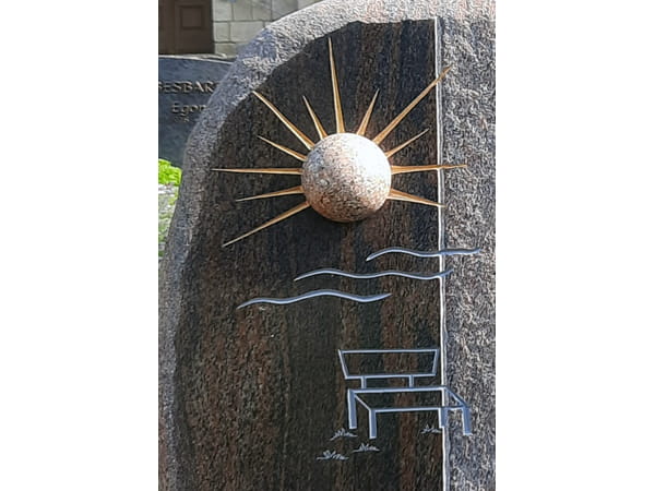 Vertieft gestrahltes Ornament